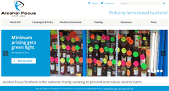 Desktop Screenshot of alcohol-focus-scotland.org.uk